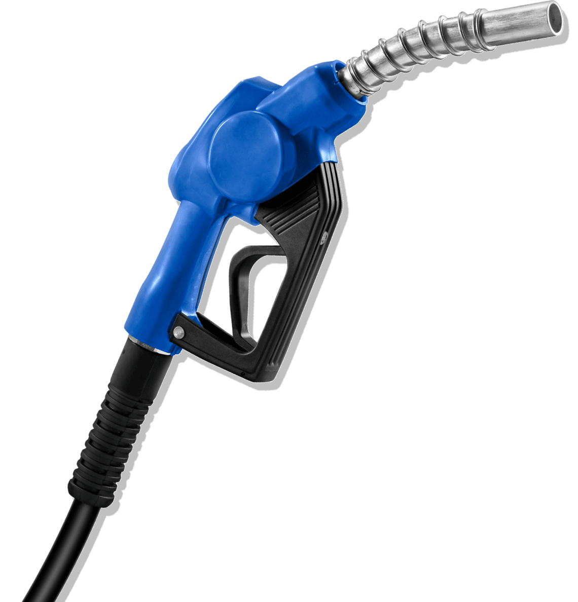 Blue gas pump.